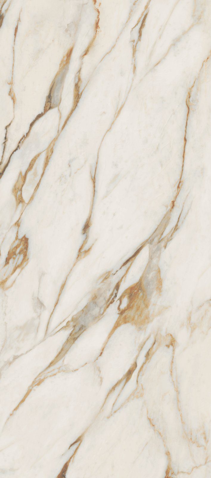 Керамогранитная плита под мрамор ABK Sensi Signoria Calacatta Vena Oro, 120x280 см, 6 мм, полированная (lux)