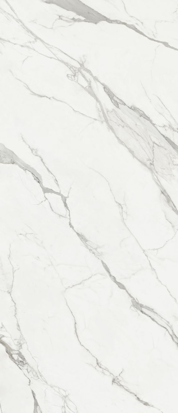 Керамогранитная плита под мрамор ABK Sensi Signoria Statuario Light, 120x280 см, 6 мм, сатинированная (soft)