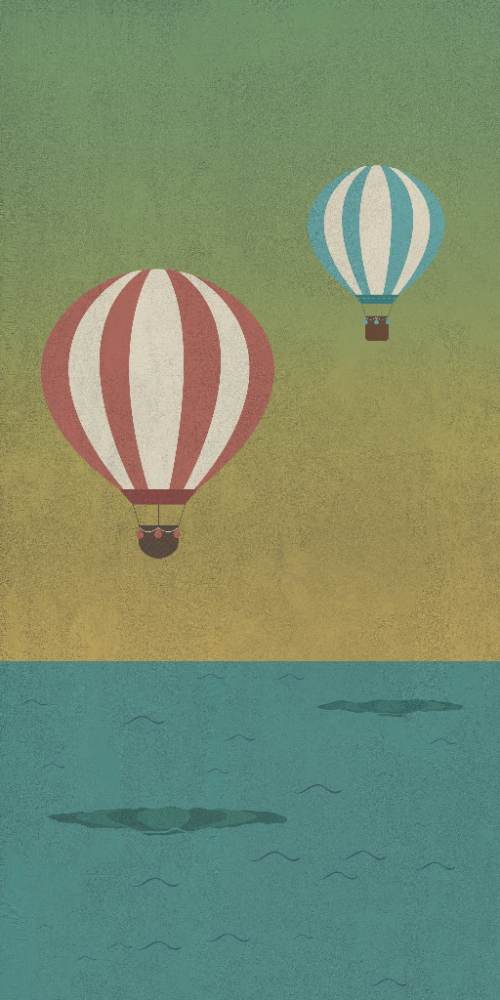 Крупноформатная декоративная плита с рисунком ABK Wide&Style Baloon B, 160x320 см, 6 мм, матовая