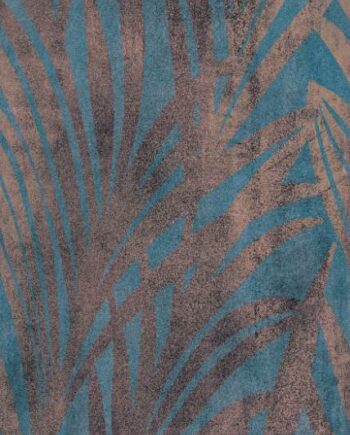 Крупноформатная декоративная плита с рисунком ABK Wide&Style Jungle Blue, 120x280 см, 6 мм, матовая