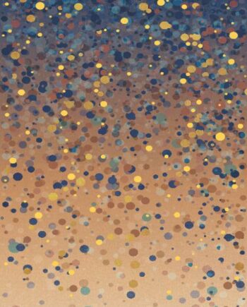 Крупноформатная декоративная плита с рисунком ABK Wide&Style Confetti Blue B, 160x320 см, 6 мм, матовая
