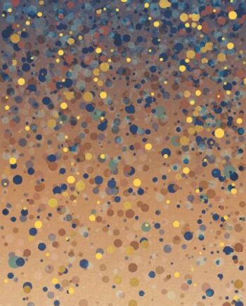 Крупноформатная декоративная плита с рисунком ABK Wide&Style Confetti Blue B, 120x280 см, 6 мм, матовая