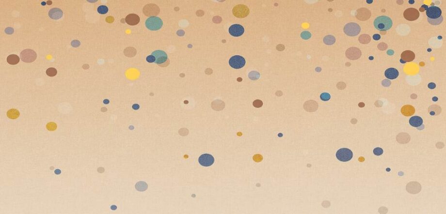 Декоративная керамическая плитка с рисунком ABK Wide&Style Confetti Blue B, 120x240 см (4 x 60x120 см), 8,5 мм, матовая