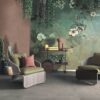 Декоративная керамическая плитка с рисунком ABK Wide&Style Country Flowers Green A, 120×240 см (4 x 60×120 см), 8,5 мм, матовая – фото 3 Декоративная керамическая плитка с рисунком ABK Wide&Style Country Flowers Green B, 120x240 см (4 x 60x120 см), 8,5 мм, матовая – 3
