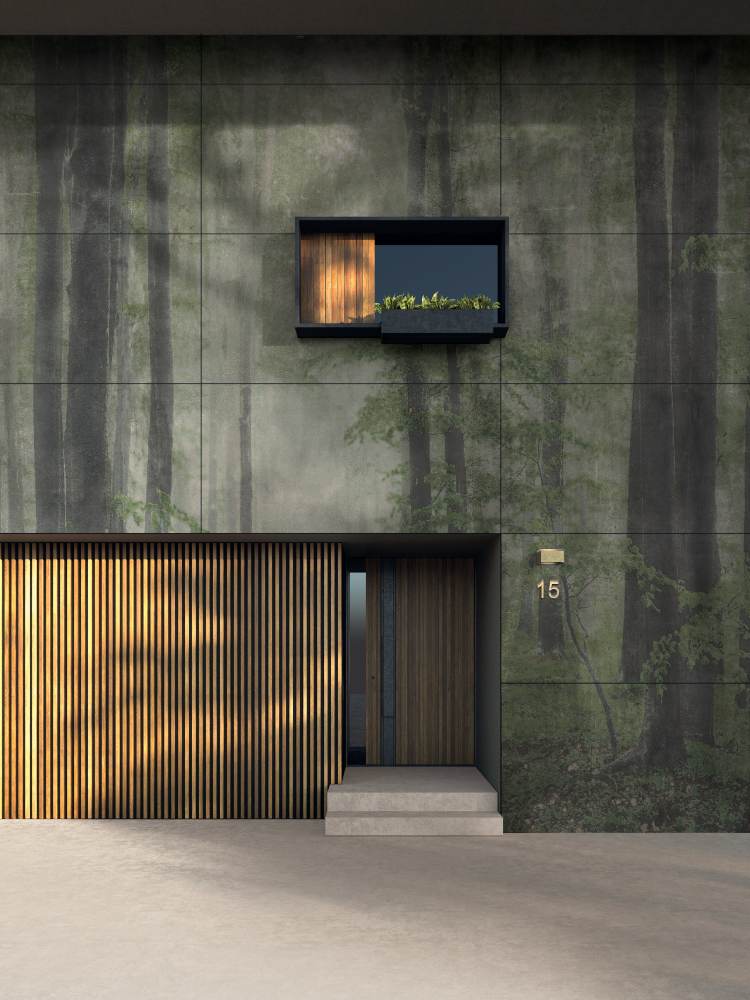 Крупноформатная декоративная плита с рисунком ABK Wide&Style Woods B, 160x320 см, 6 мм, матовая