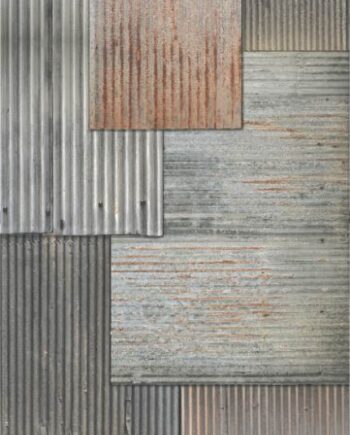 Крупноформатная декоративная плита с рисунком ABK Wide&Style Metal, 120x280 см, 6 мм, матовая