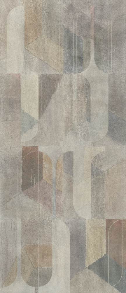 Крупноформатная декоративная плита с рисунком ABK Wide&Style Shapes, 120x280 см, 6 мм, матовая