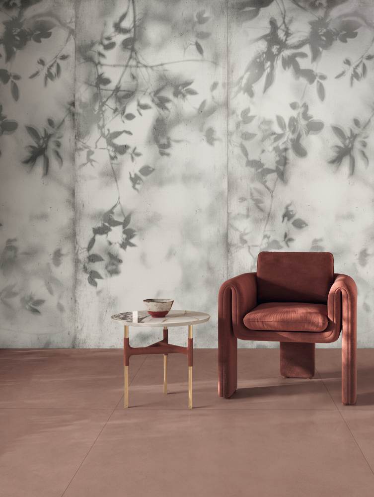 Декоративная керамическая плитка с рисунком ABK Wide&Style Shadow, 60x120 см, 6 мм, матовая