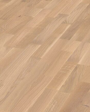 Дубовый паркет Meister, Longlife PC 200, Cream oak lively 09037, 3 полосы, 2400 x 200 мм, брашированная, ультраматовый лак