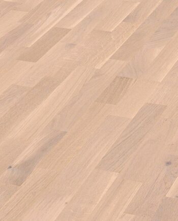 Дубовый паркет Meister, Longlife PC 200, Off-white oak lively 09035, 3 полосы, 2400 x 200 мм, брашированная, ультраматовый лак