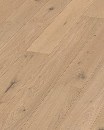 Дубовый паркет Meister, Longlife PS 300, Authentic cream oak 09020, 1 полоса, короткая доска, 1187 x 142 мм, брашированная, ультраматовый лак