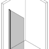 Распашная душевая дверь Hietakari Infinia 212 – 3