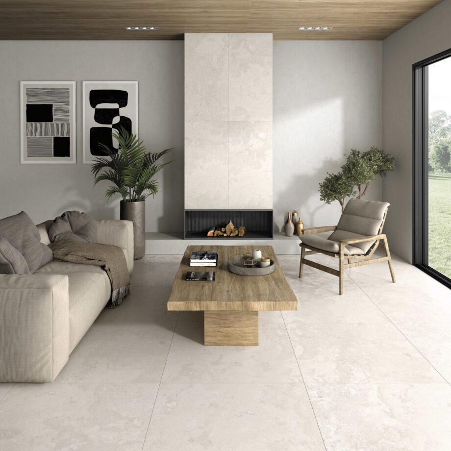 Матовая напольная плитка из керамогранита под камень Aurea Beige, 60×120 см, 10 мм, бежевый, R10 – фото 2 Матовая напольная плитка из керамогранита под камень Aurea Beige, 60x120 см, 10 мм, бежевый, R10 – 2