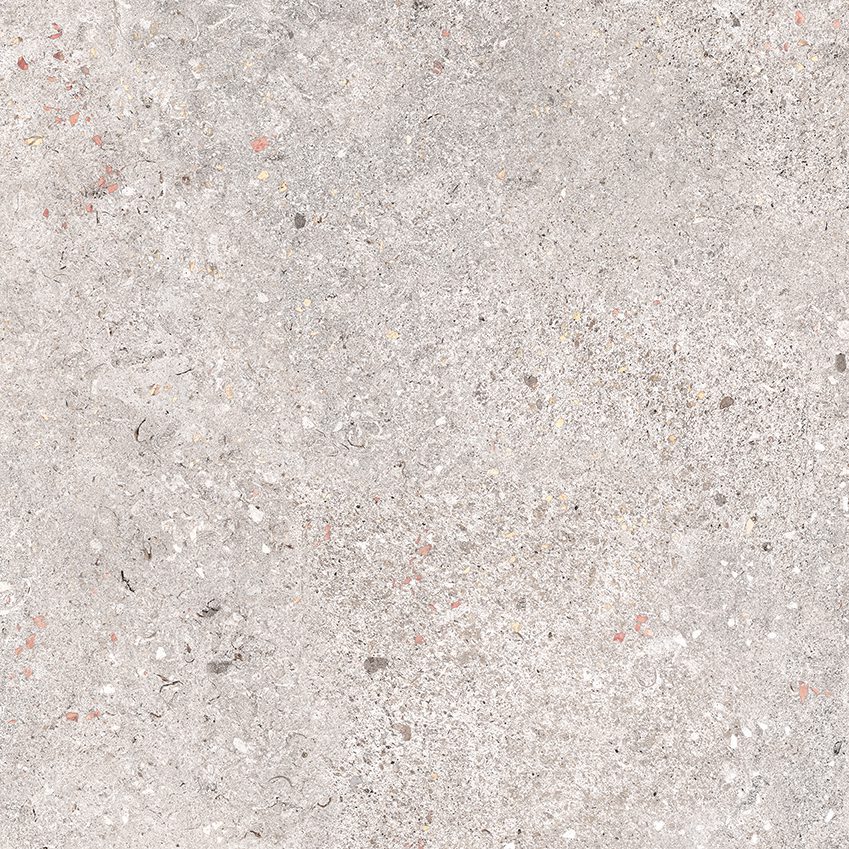 Матовая напольная плитка из керамогранита под камень Rocket Stone Grey, 61x61 см, 8 мм, серый, R9