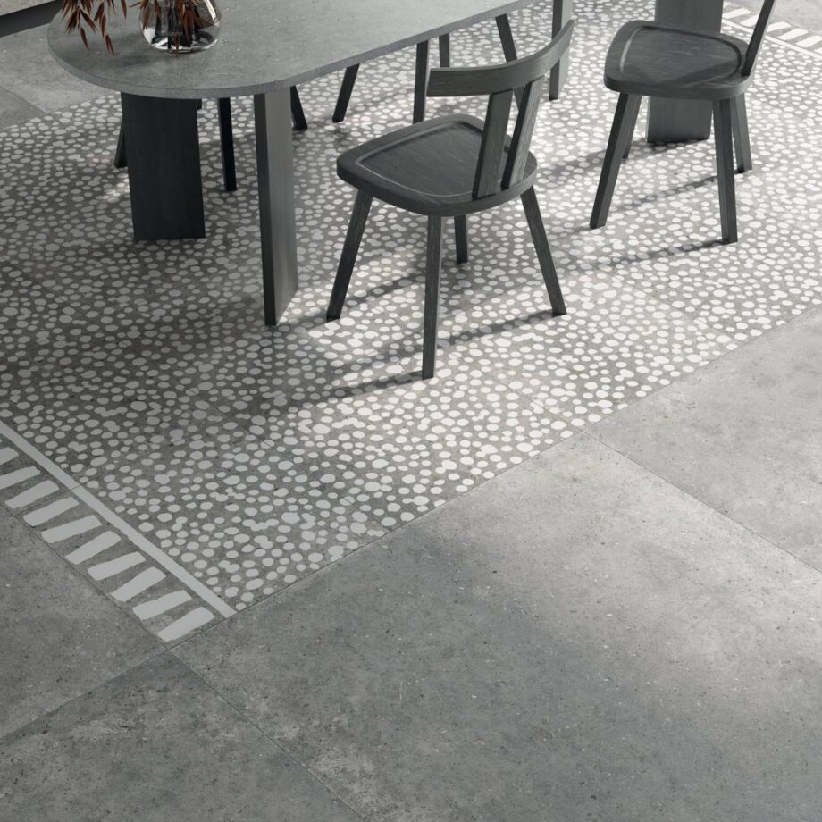 Декоративная керамическая плитка под камень ABK Poetry Stone Carpet Grey, 60x60 см, 8,5 мм, матовая – 4
