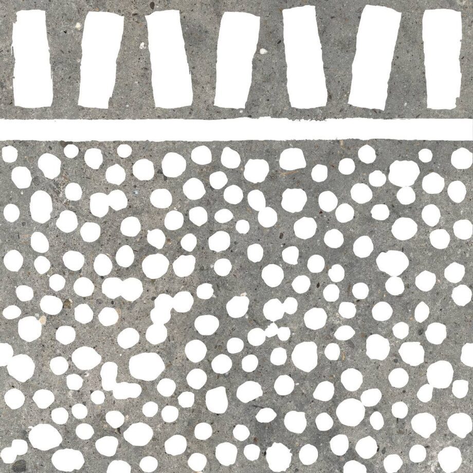 Декоративная керамическая плитка под камень ABK Poetry Stone Fringe Grey, 60x60 см, 8,5 мм, матовая – 2