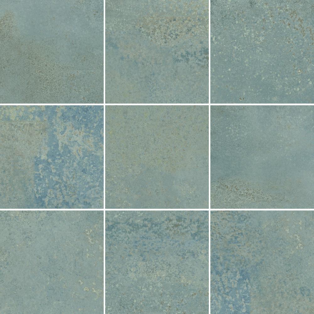 Matt portselanplaat Dune Magnet Mint, 20x20 cm, 9 mm, mündiroheline, R10