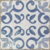 189213-1 Valencia hüdroplaadi mustriga portselanplaat Dune Antiga Mareny Azul, 20x20 cm, 9 mm, sinine