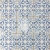189213-2 Valencia hüdroplaadi mustriga portselanplaat Dune Antiga Mareny Azul, 20x20 cm, 9 mm, sinine
