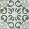 189212-1 Valencia hüdroplaadi mustriga portselanplaat Dune Antiga Mareny Verde, 20x20 cm, 9 mm, roheline
