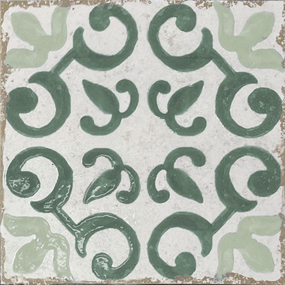 Valencia hüdroplaadi mustriga portselanplaat Dune Antiga Mareny Verde, 20x20 cm, 9 mm, roheline