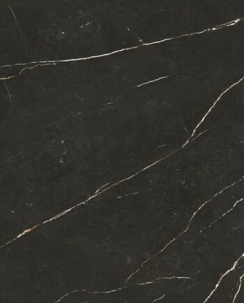 Матовая напольная плитка из керамогранита под мрамор Tau Elite Black, 60x60 см, 9 мм, чёрный, R10, ректифицированная