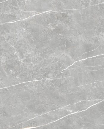 Матовая напольная плитка из керамогранита под мрамор Tau Elite Gray, 60x60 см, 9 мм, серый, R10, ректифицированная