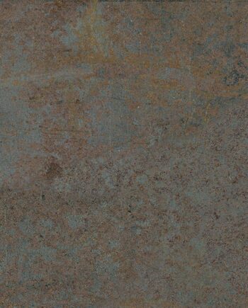 Напольная плитка из керамогранита под ржавый металл Dune Diurne Oxide, 20x20 см, 9 мм, ржаво-коричневый
