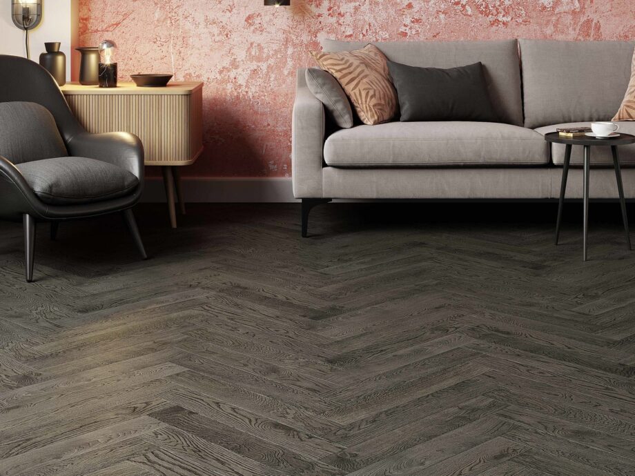 Паркет ёлочкой дуб Esta BC Lava Grey экстраматовый лак – 3