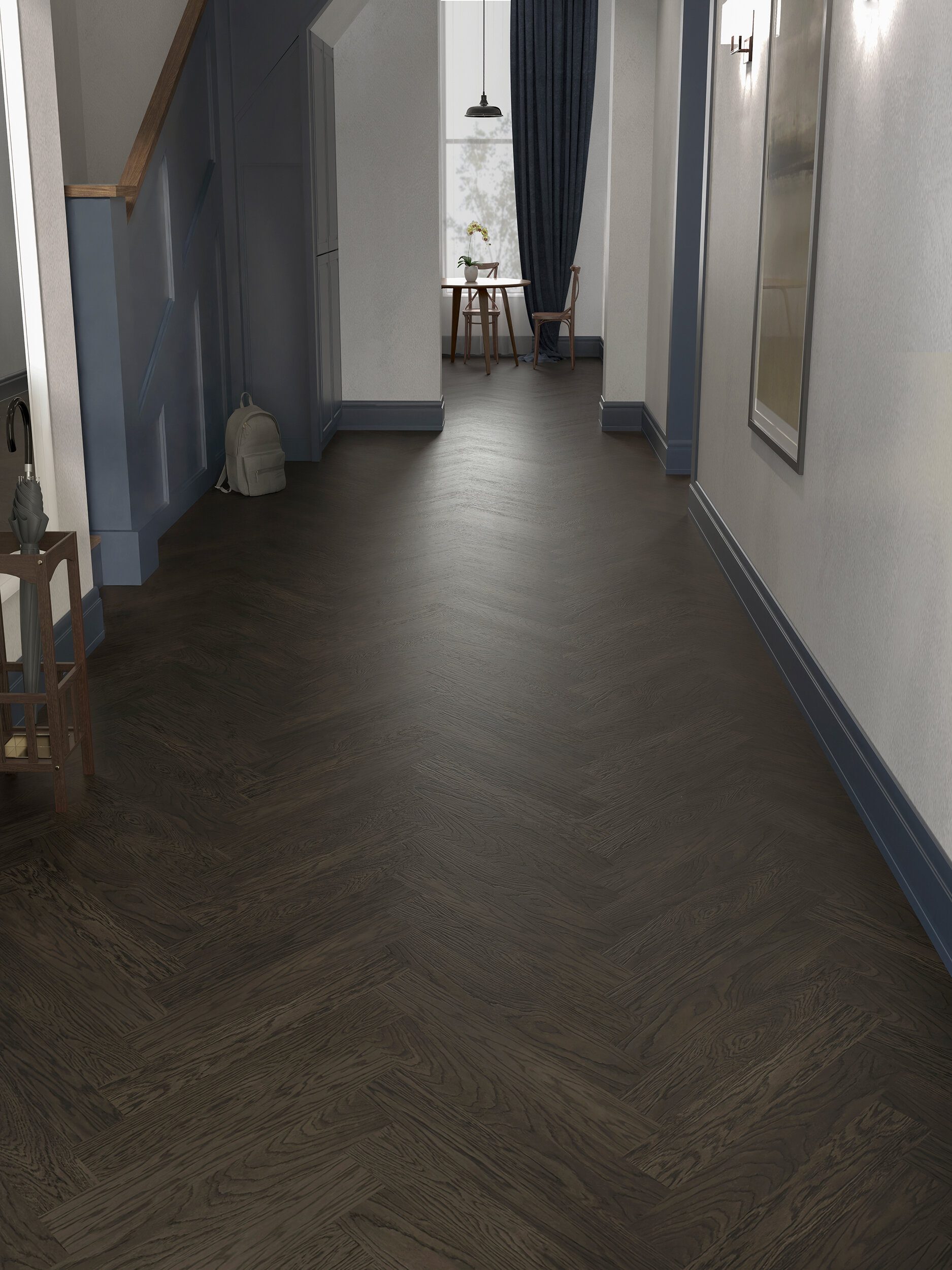 Паркет ёлочкой дуб Esta Nova Eco Elite Lava Grey УФ-масло – 3