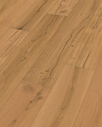 Паркетная доска Дуб Meister Lindura Authentic oak, брашированная, 1 полоса, натуральное масло