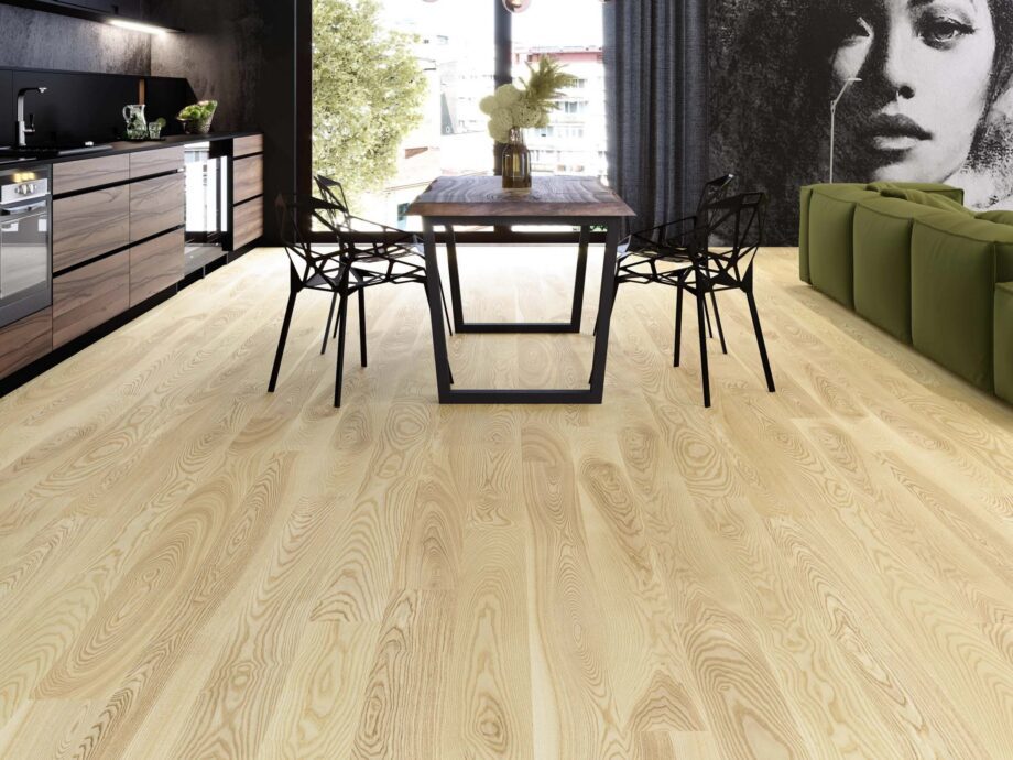 Паркетная доска ясень Esta Elegant Pure Line 180 мм экстраматовый лак – крупный план Паркетная доска ясень Esta Elegant Pure Line 180 мм экстраматовый лак – 3