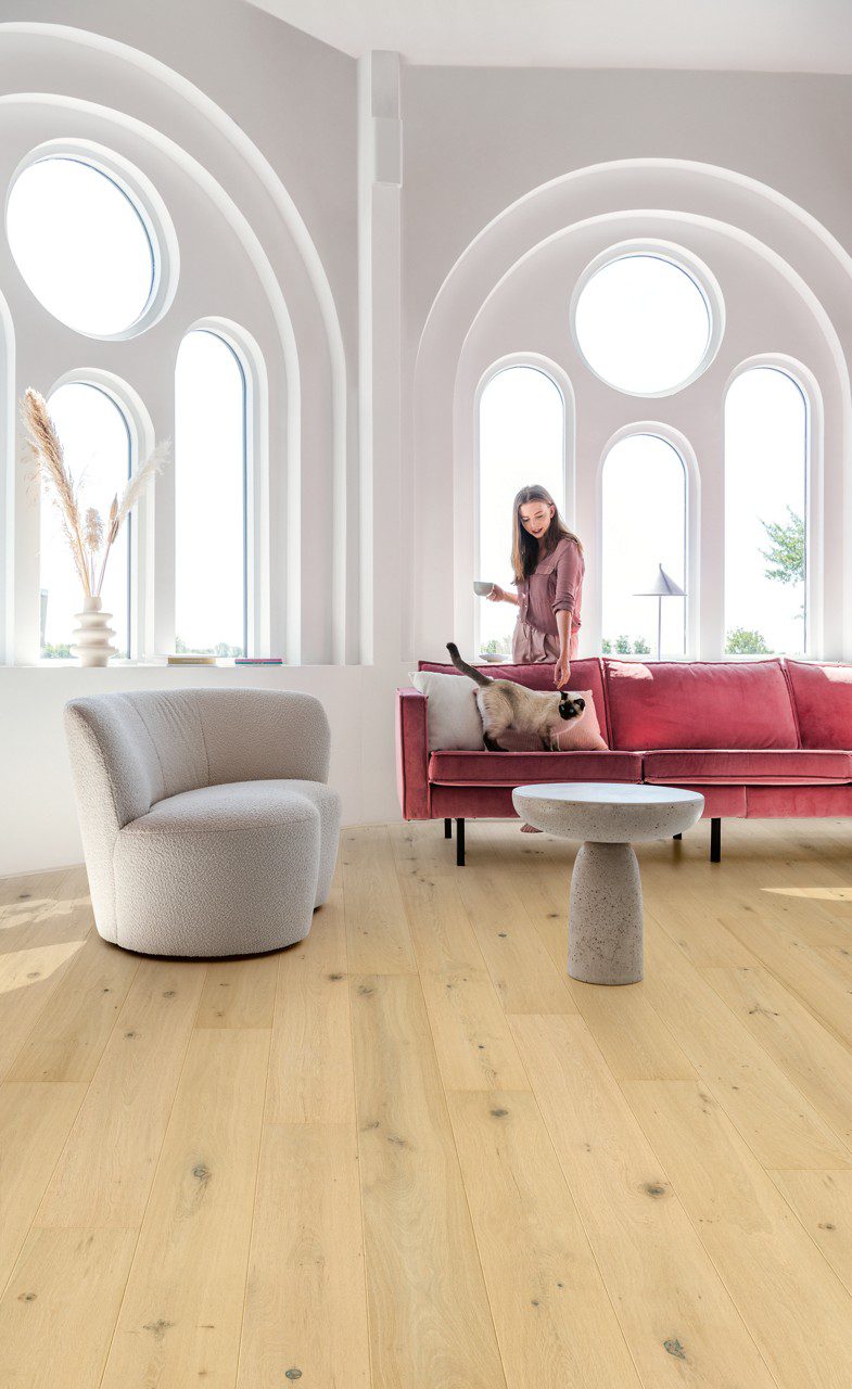 Parkett Quick-Step Cala Pearl White Oak eriti matt lakk, veekindel 220mm