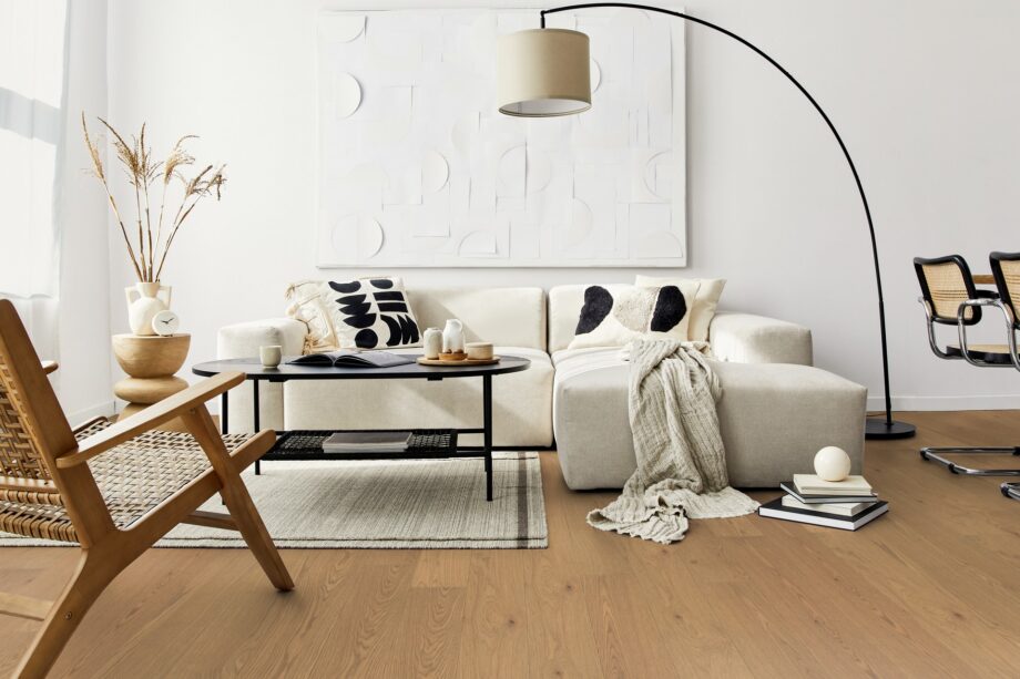 Spoonparkett Parky Master Sahara Oak Rustic Light – interjöör