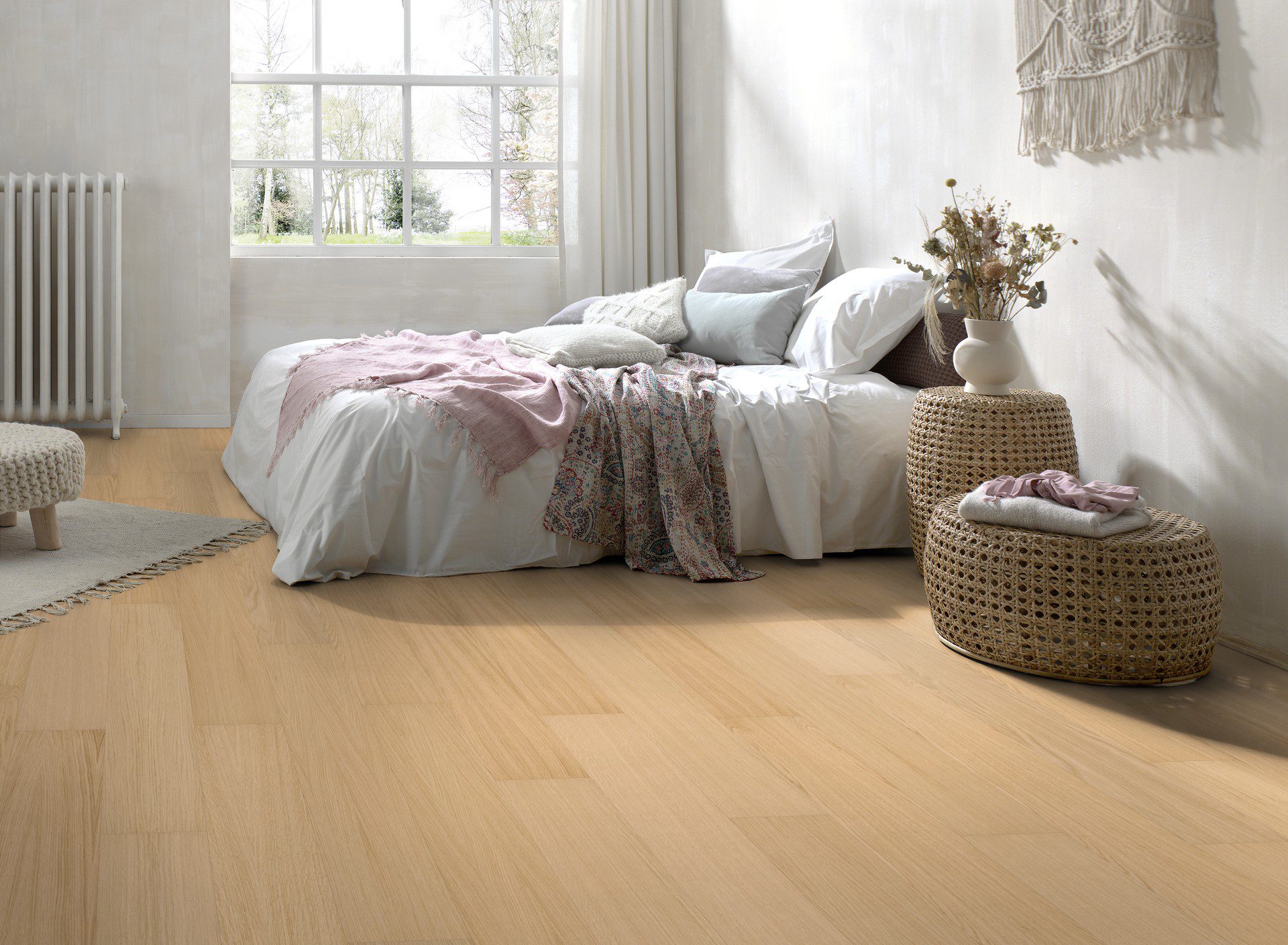 Spoonparkett Parky Pro Ivory Oak Premium – interjöör