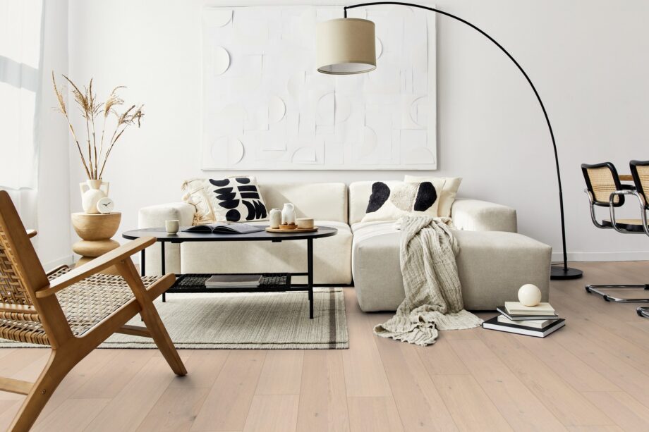 Spoonparkett Parky Pro Silk Oak Rustic Light – interjöör