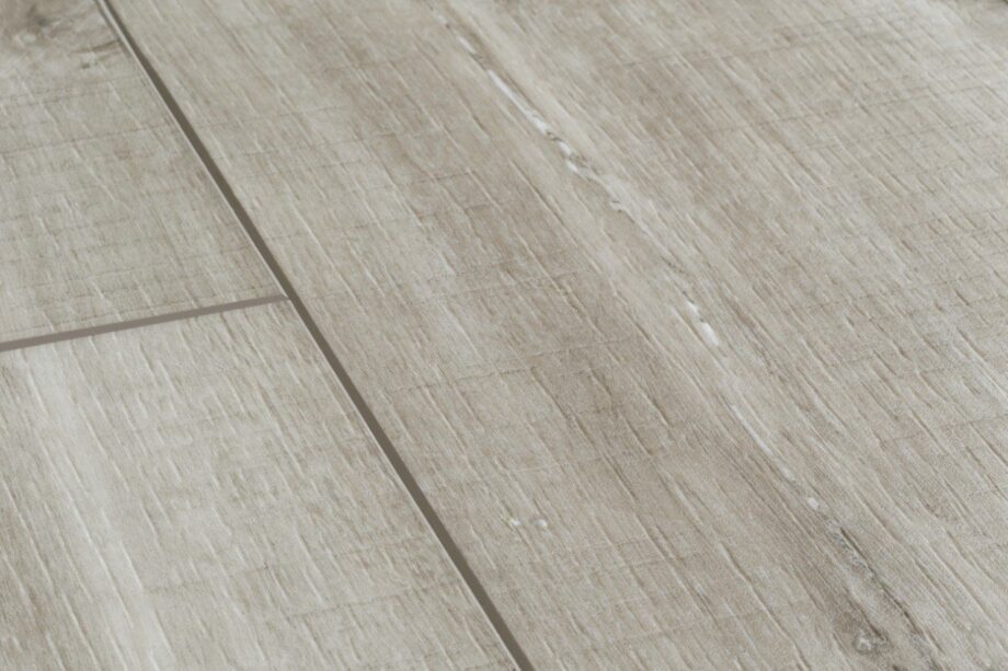Плитка ПВХ Виниловая LVT QUICK STEP, Balance Click, Дуб каньон серый пилёный, фаска