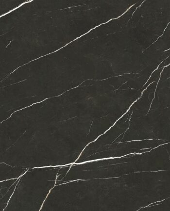 Полированная напольная плитка из керамогранита под мрамор Tau Elite Black Pol, 120x120 см, 9 мм, чёрный, ректифицированная