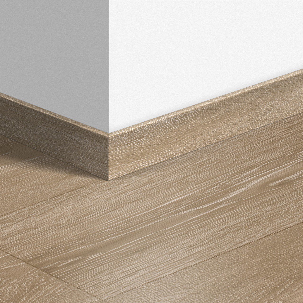 Плинтус Quick-Step Valley Oak Light Brown для ламината, МДФ, 12x58x2400 мм
