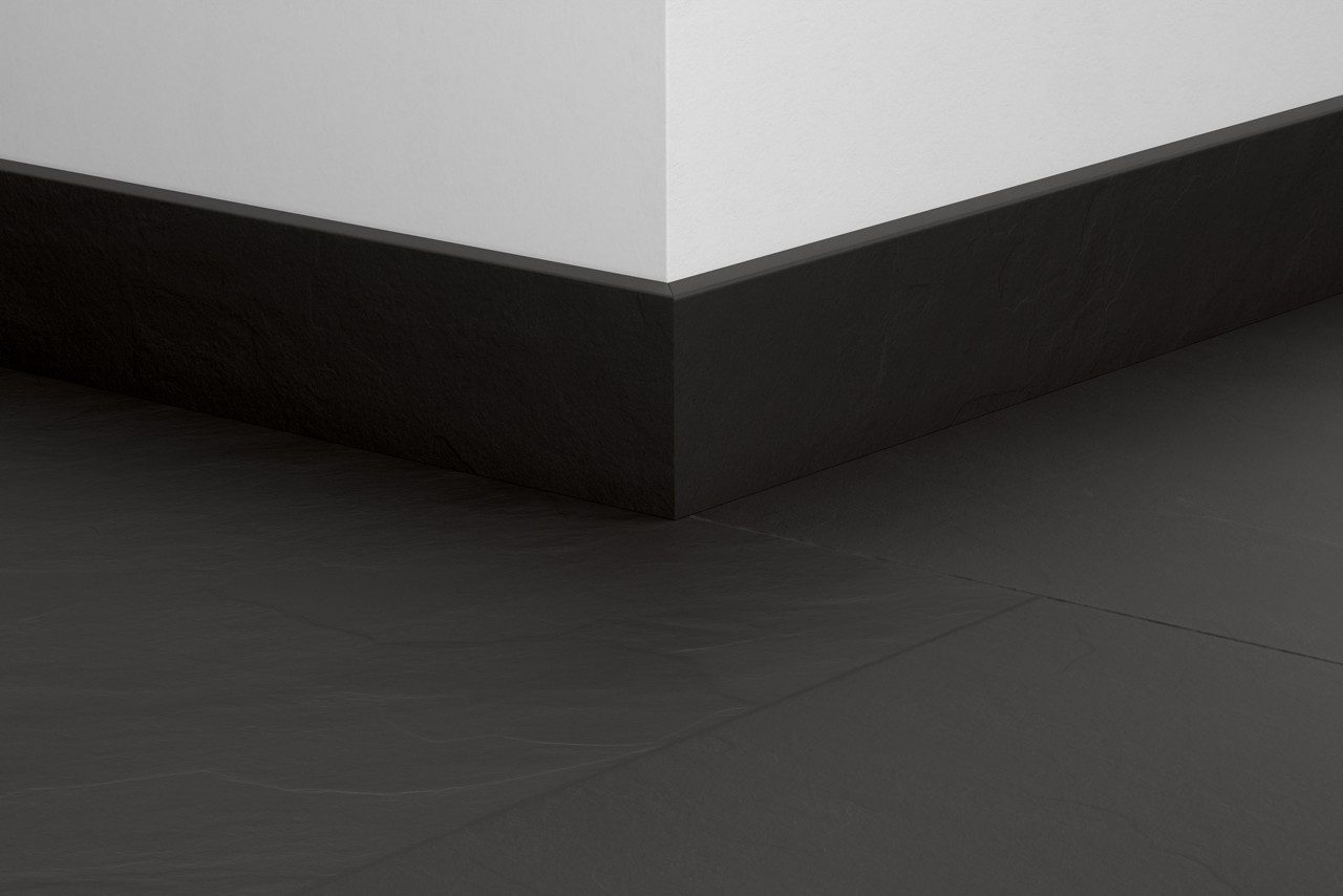 Плинтус Quick-Step Black Slate для ламината, МДФ, 12x58x2400 мм
