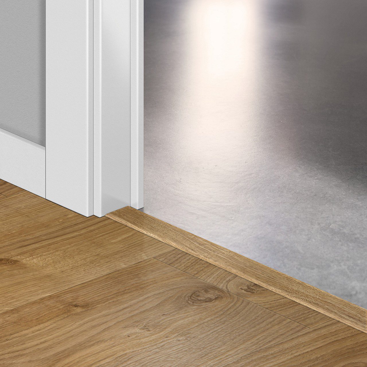 Профиль Incizo 5-в-1 Quick-Step Cottage Oak Natural для жёсткого LVT винила (Alpha), 8x45x2000 мм