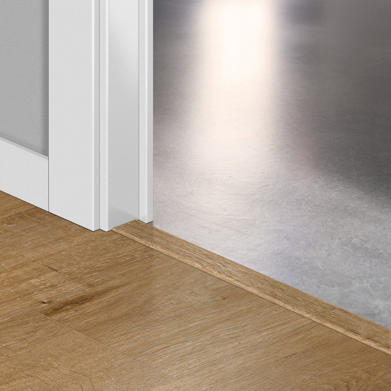 Профиль Incizo 5-в-1 Quick-Step Cotton Oak Natural для жёсткого LVT винила (Alpha), 8x45x2000 мм