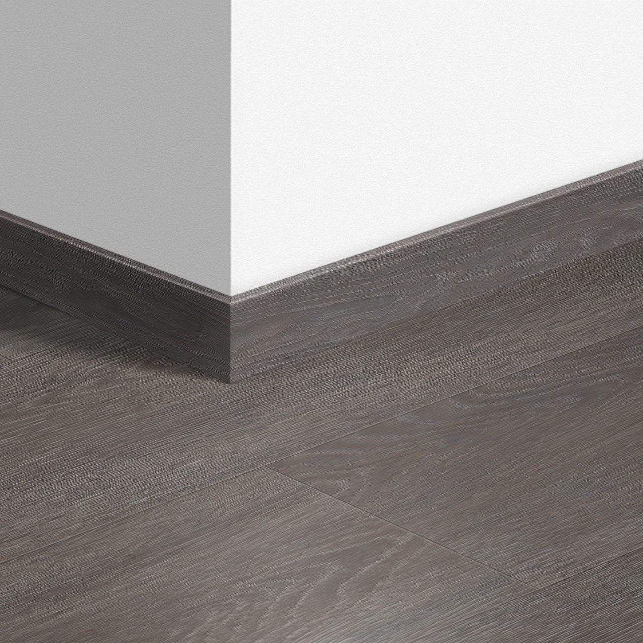 Плинтус Quick-Step Silk Oak Dark Grey для LVT винила, водостойкий, 12x58x2400 мм