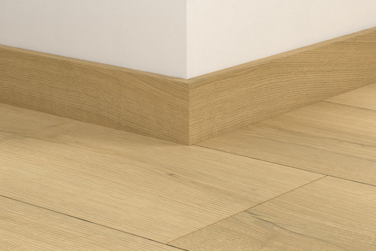 Плинтус Quick-Step Brushed Oak Beige для LVT винила, водостойкий, 12x58x2400 мм