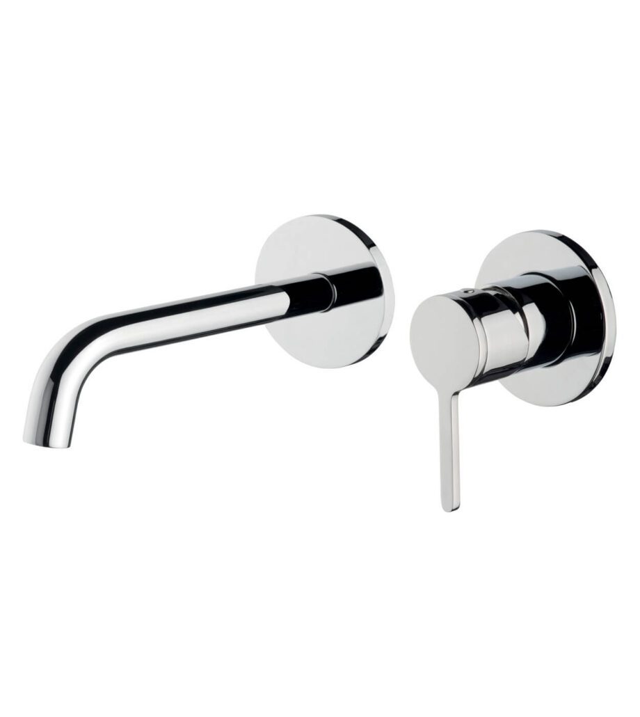 Встраиваемый смеситель для раковины Emmevi Filobrass 85155, раздельные розетки, хром Встраиваемый смеситель для раковины Emmevi Filobrass 85155, раздельные розетки
