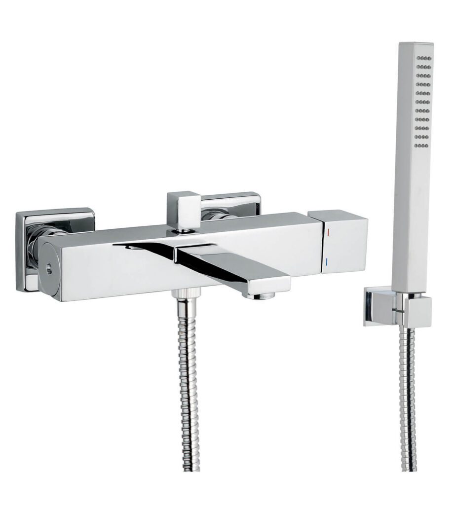 Смеситель для ванны Emmevi Gea 26001, хром, рычаг без ножки, смеситель + душевой комплект Смеситель для ванны Emmevi Gea 26001 – 2