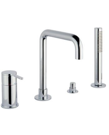 Смеситель на борт ванны Emmevi Filobrass 85120, 4 отверстия
