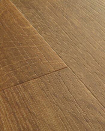 SPC плитка Quick Step autumn oak brown alpha medium planks, фаска