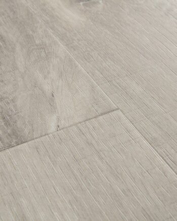 SPC плитка Quick Step canyon oak grey, дуб пилёный, alpha small planks, фаска