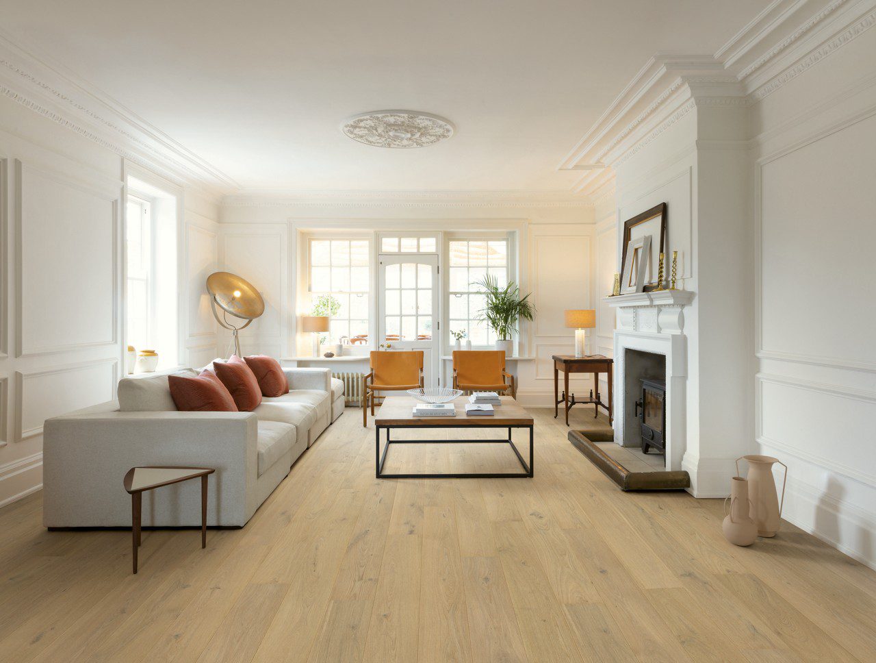 Tammeparkett Quick-Step Cascada Pearl White Oak eriti matt lakk, veekindel 190mm